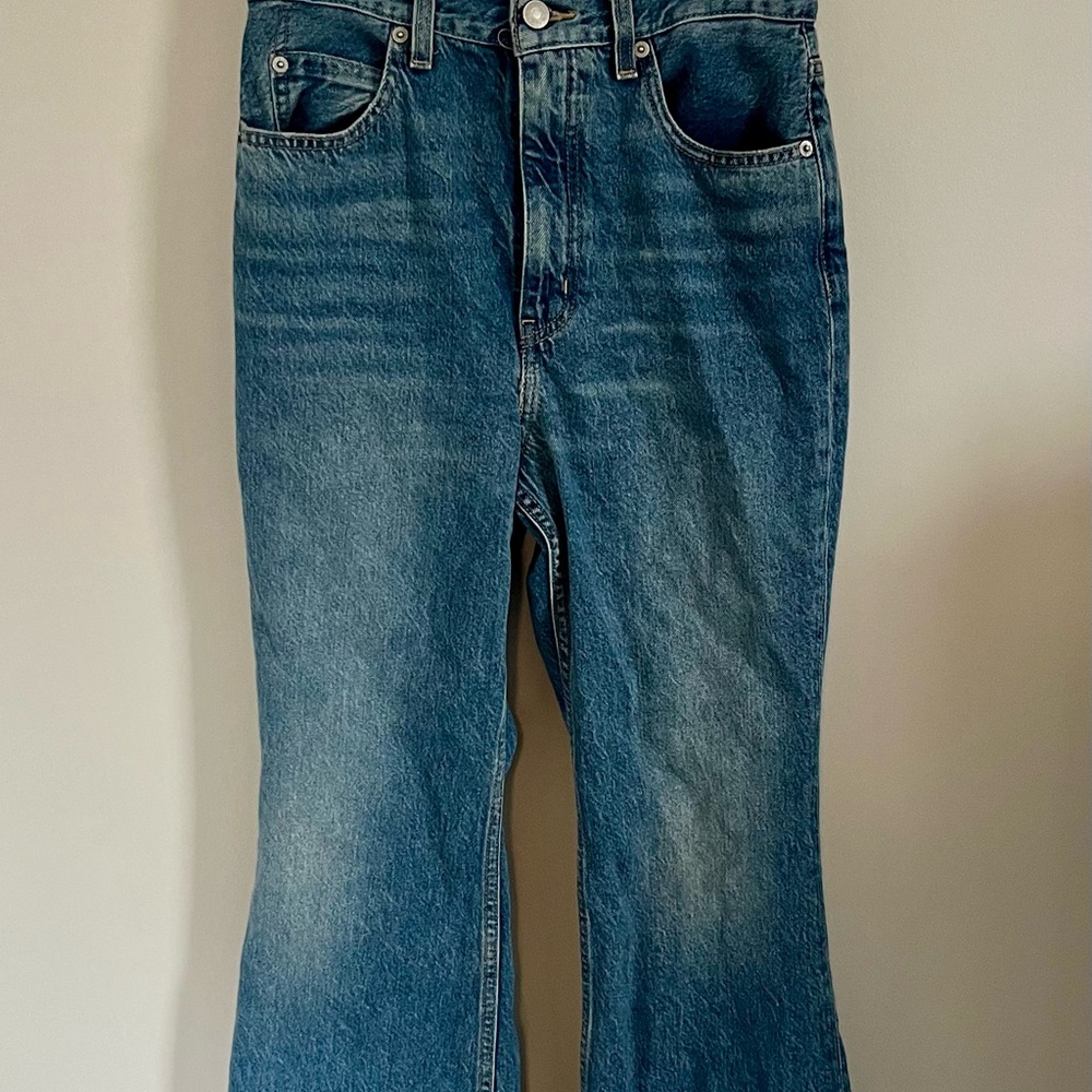 High waisted bell bottom Denim Jeans